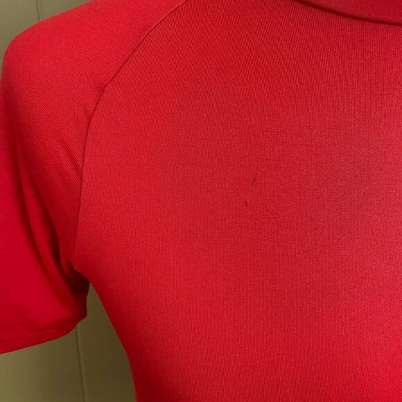 Under Armour the tech tee men M short sleeve Crewneck t-shirt red - Picture 3 of 11